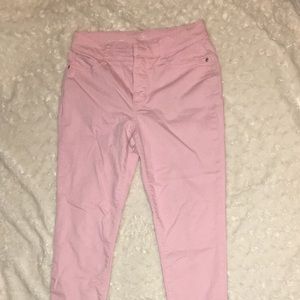 Bright pink pants